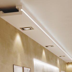 ДЕКОРАТИВЕН ПРОФИЛ ЗА ВГРАДЕНО LED ОСВЕТЛЕНИЕ RAY decor, RP171 - таван