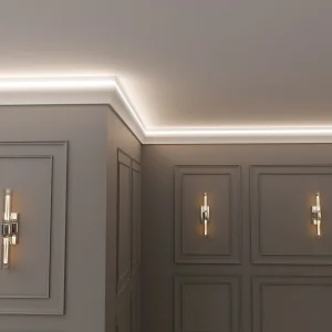 ДЕКОРАТИВЕН ПРОФИЛ ЗА ВГРАДЕНО LED ОСВЕТЛЕНИЕ RAY decor, RP116_визуализация_от BGSVETLINA.com