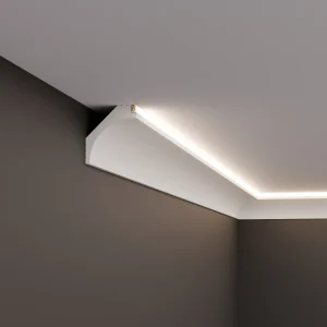 ДЕКОРАТИВЕН ПРОФИЛ ЗА ВГРАДЕНО LED ОСВЕТЛЕНИЕ RAY decor, RP135_детайл таван_BGSVETLINA.com_1.2