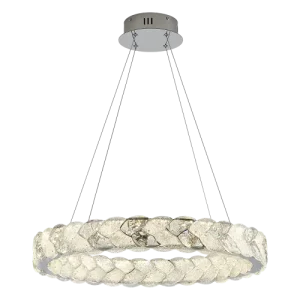 КРИСТАЛЕН ПОЛИЛЕЙ LUXERA, LARUNA LED 46156